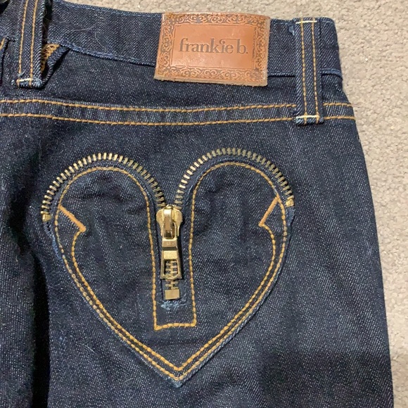 Frankie B Jeans RARE Limited Edition HEART POCKETS - Picture 2 of 6